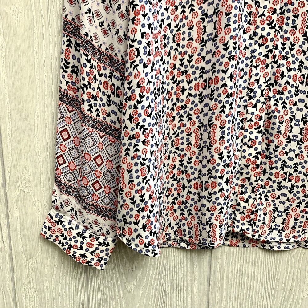 LOFT Multicolor Patterned Blouse - Picture 3 of 6